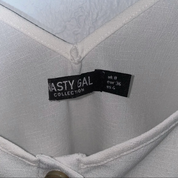 Nasty Gal Button Down Blouse Tank Top - Picture 5 of 5